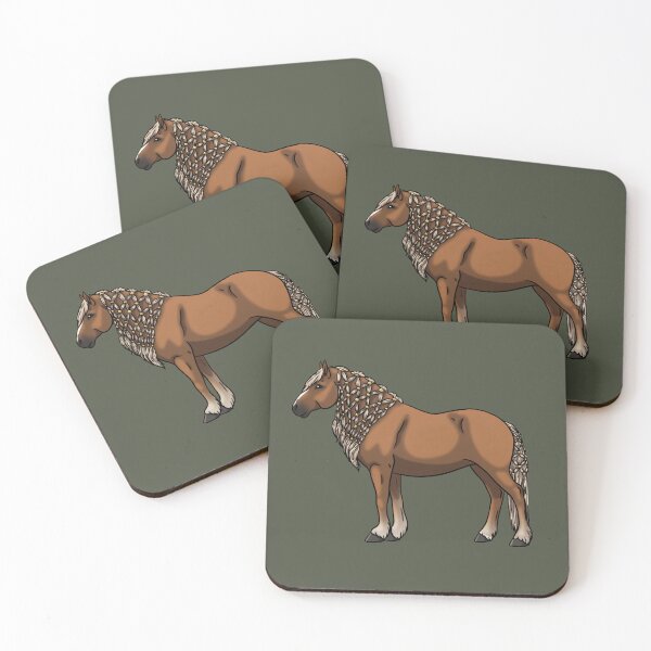 Item preview, Flaxen Light Chestnut Black Forest Horse designed and sold by Old Water Cryptid .