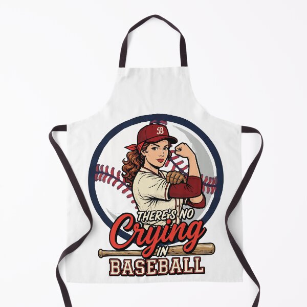 Item preview, There Is No Crying In Baseball | A League of Their Own Inspired Baseball Design designed and sold by FirstCheck.