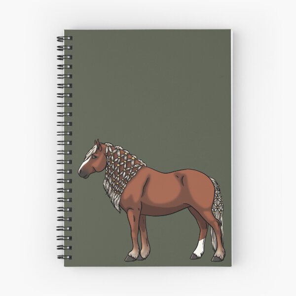 Item preview, Flaxen Red Chestnut V2 Black Forest Horse designed and sold by Old Water Cryptid .
