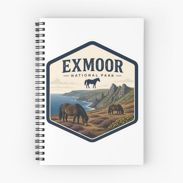 Item preview, Exmoor National Park UK Vintage Travel designed and sold by TravelersGems.