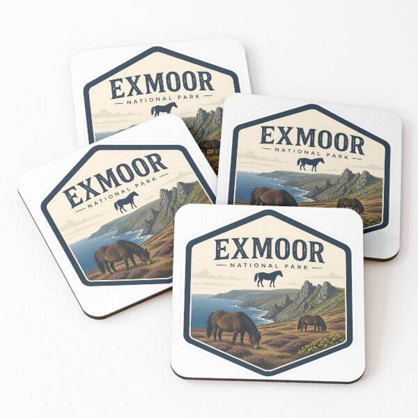 Item preview, Exmoor National Park UK Vintage Travel designed and sold by TravelersGems.
