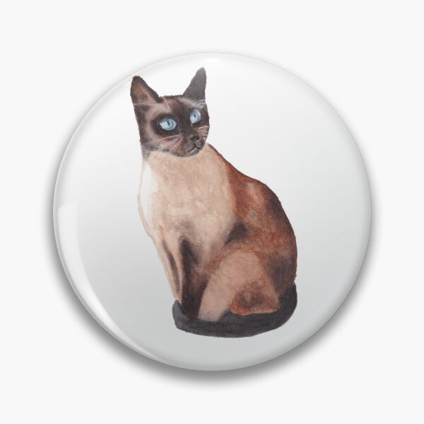 Item preview, Siamese cat designed and sold by projectsophie.