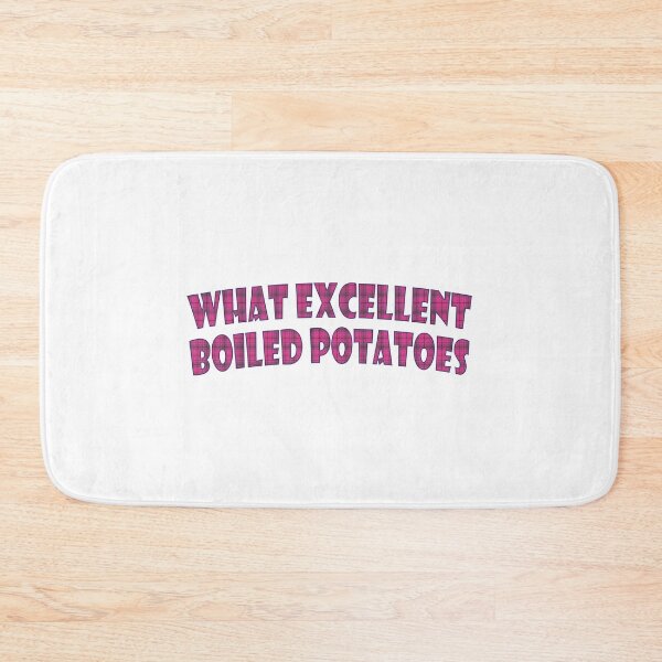 Item preview, What excellent boiled potatoes  Austen quote Pink Tartan Plaid designed and sold by Anne Londez Studio.