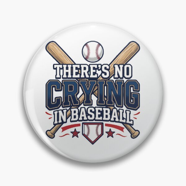 Item preview, Vintage There Is No Crying In Baseball | Rockford Peaches | Classic Baseball Fan Gift designed and sold by FirstCheck.