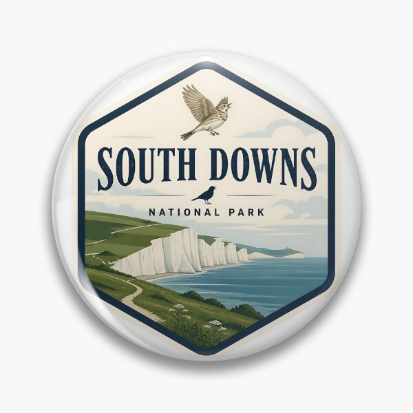 Item preview, South Downs National Park UK Vintage Travel designed and sold by TravelersGems.
