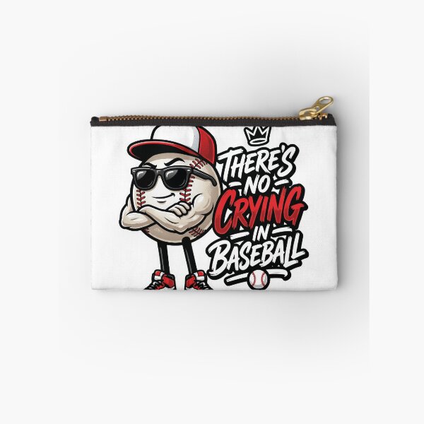 Item preview, There's No Crying in Baseball | A League of Their Own Inspired Vintage Rockford Peaches Baseball Quote designed and sold by FirstCheck.