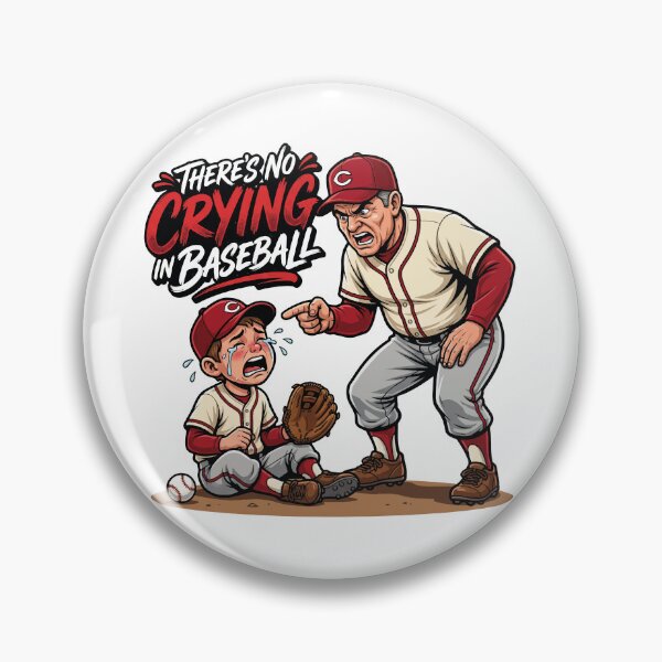 Item preview, There's No Crying in Baseball | A League of their own-City of Rockford Peaches designed and sold by FirstCheck.
