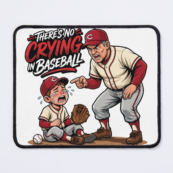 Item preview, There's No Crying in Baseball | A League of their own-City of Rockford Peaches designed and sold by FirstCheck.
