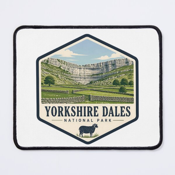 Item preview, Yorkshire Dales National Park UK Vintage Travel designed and sold by TravelersGems.
