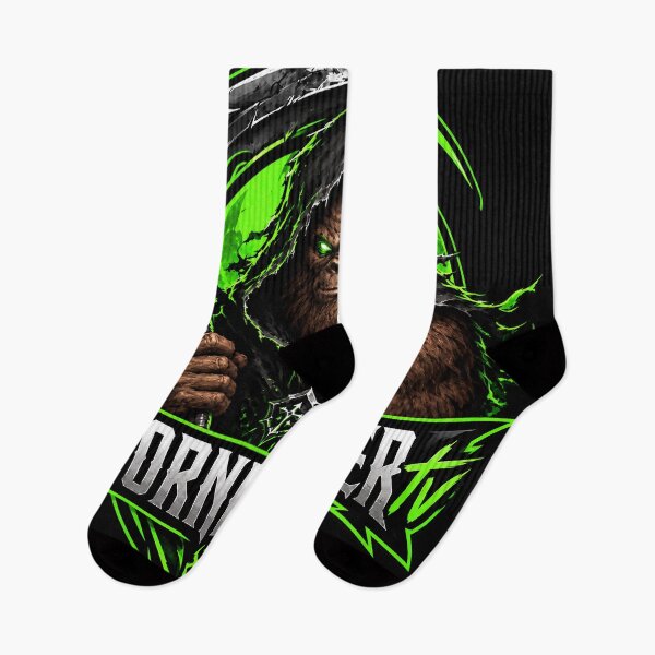 Item preview, Squatchreaper – SWORNREAPERtv Neon Green Sasquatch Reaper designed and sold by SWORNREAPERtv Shop.