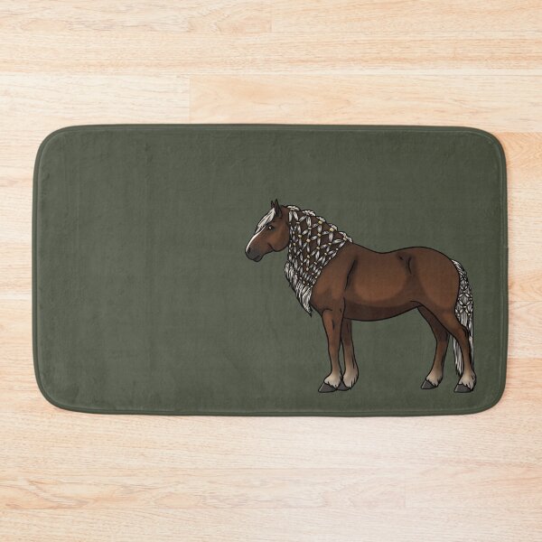 Item preview, Flaxen Dark Chestnut Black Forest Horse designed and sold by Old Water Cryptid .