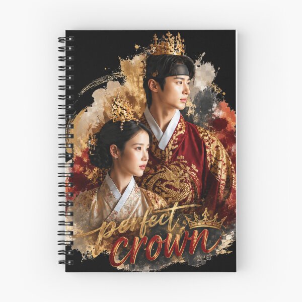 Item preview, Perfect Crown IU & Byeon Woo Seok Royal Romance Kdrama FanArt designed and sold by Kimheawon.