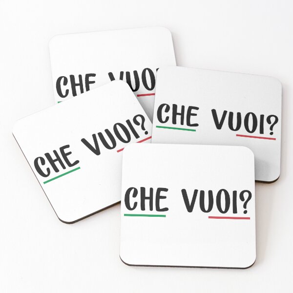 Item preview, Che Vuoi Funny Italian Saying – Sarcastic Italy Flag Typography designed and sold by WildArtIT.
