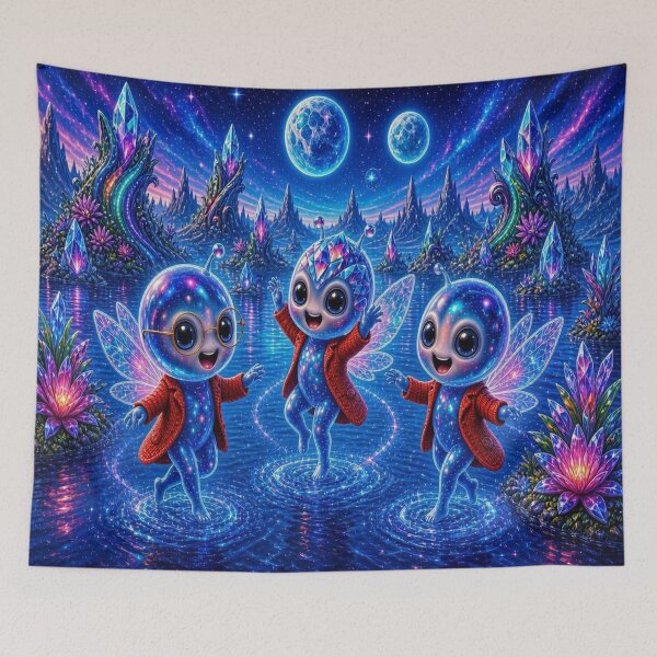 Item preview,  Medanix: Galactic Dance Festival on Crystal Water designed and sold by Breezes-of-Ida.