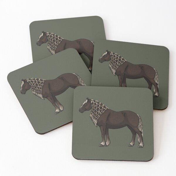 Item preview, Flaxen Liver Chestnut V2 Black Forest Horse designed and sold by Old Water Cryptid .