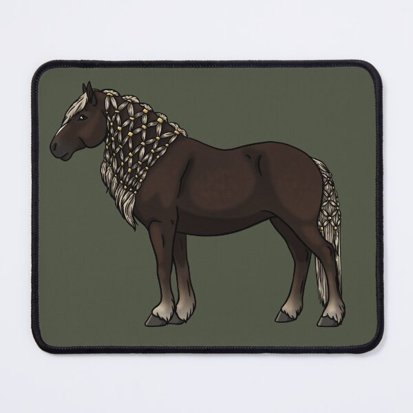 Item preview, Flaxen Liver Chestnut V2 Black Forest Horse designed and sold by Old Water Cryptid .