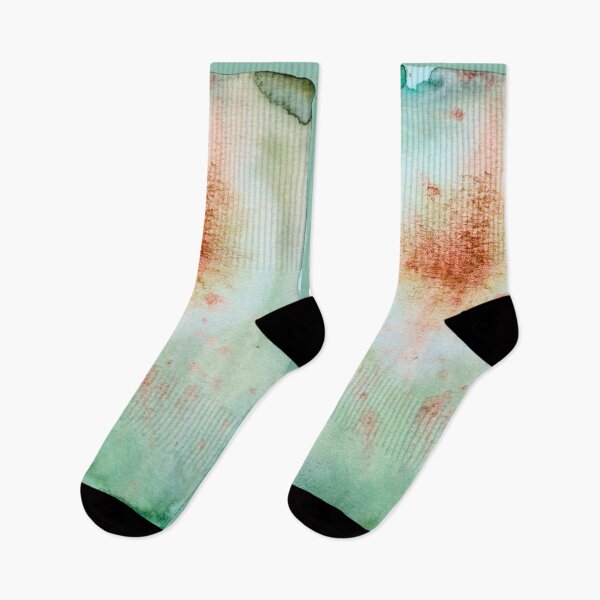 Item preview, Sage Green and Terracotta Abstract Watercolour designed and sold by ArithraStudio.