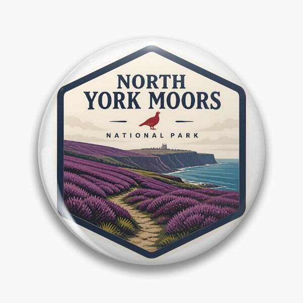 Item preview, North York Moors National Park UK Vintage Travel designed and sold by TravelersGems.