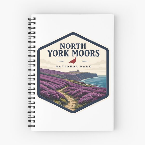 Item preview, North York Moors National Park UK Vintage Travel designed and sold by TravelersGems.