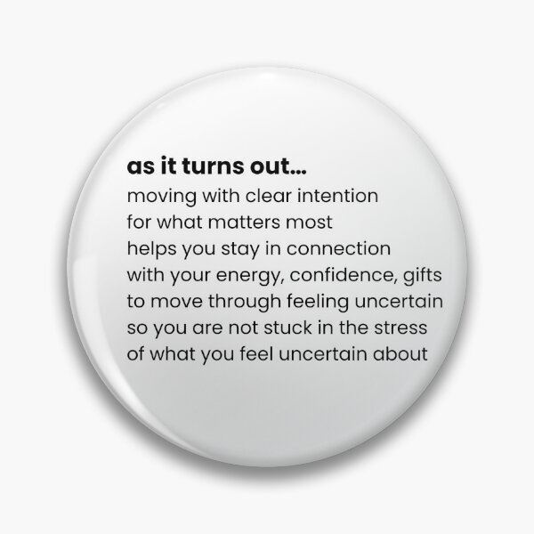 Item preview, moving with clear intention designed and sold by 2wholehearted.