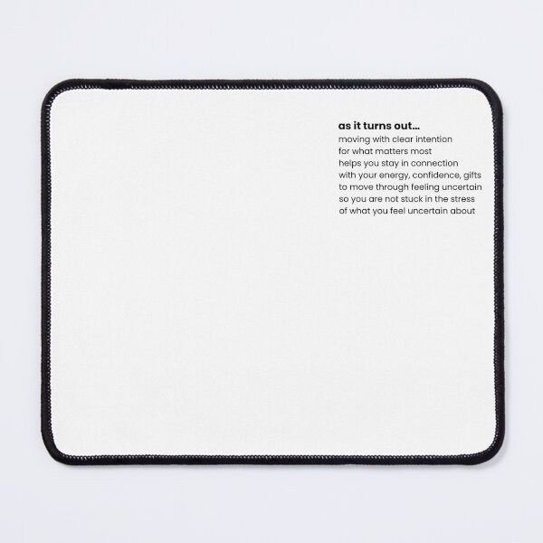 Item preview, moving with clear intention designed and sold by 2wholehearted.
