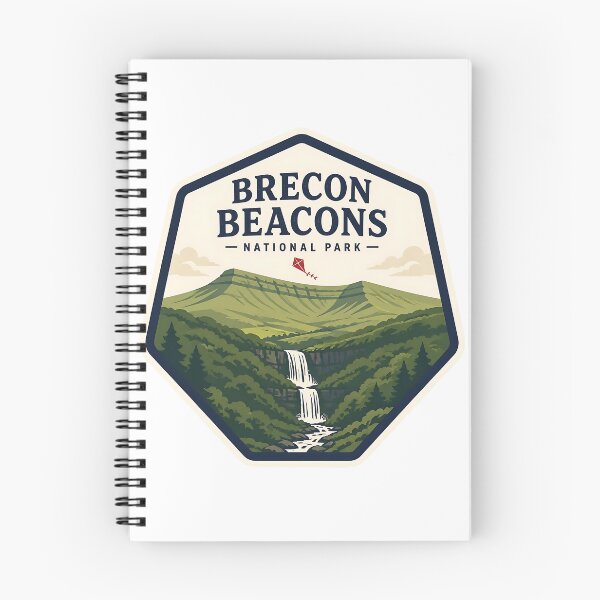 Item preview, Brecon Beacons National Park UK Vintage Travel designed and sold by TravelersGems.