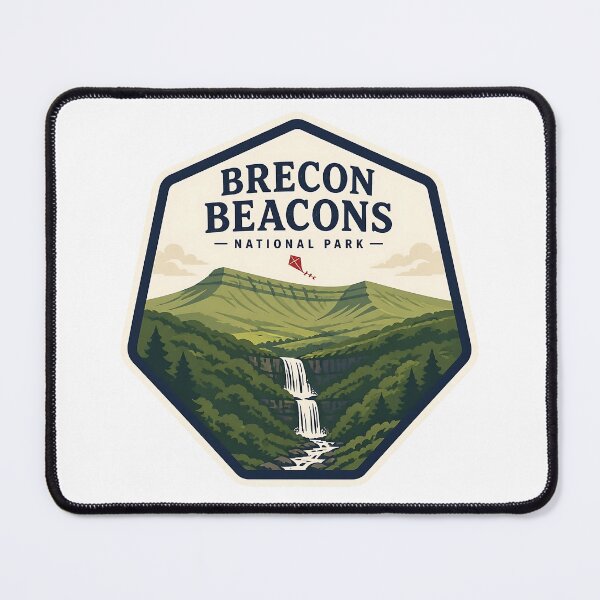 Item preview, Brecon Beacons National Park UK Vintage Travel designed and sold by TravelersGems.