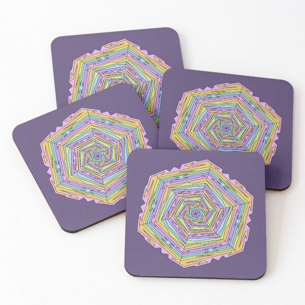 Item preview, Pastel Vortex Spiral | Art Print | Psychedelic Sacred Geometry | Boho Decor designed and sold by RareSquareBearArts.