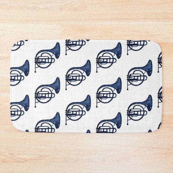 Item preview, The blue French horn designed and sold by Qualali Studio.