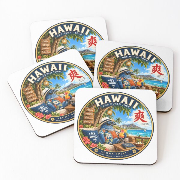 Item preview, BOB World Tour – Hawaii Aloha Spirit | +91BIRD designed and sold by Plus91BIRD.