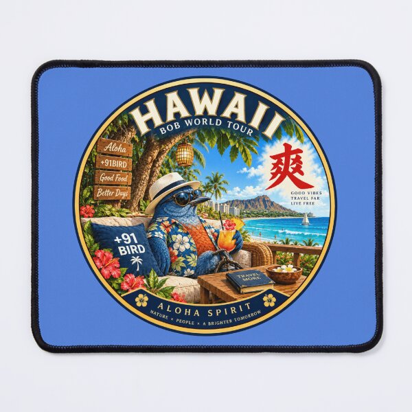 Item preview, BOB World Tour – Hawaii Aloha Spirit | +91BIRD designed and sold by Plus91BIRD.