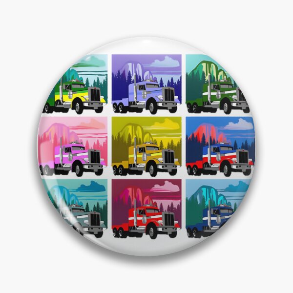 Item preview, Semi Truck Highway Sunset Retro Aesthetic Long Haul Driver Gift | ⭐⭐⭐⭐⭐ Best Seller designed and sold by Dark  Horse.