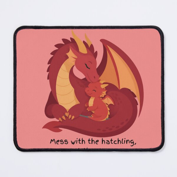 Item preview, Mess with the hatchling, meet the dragon. designed and sold by Point Blank Cute.