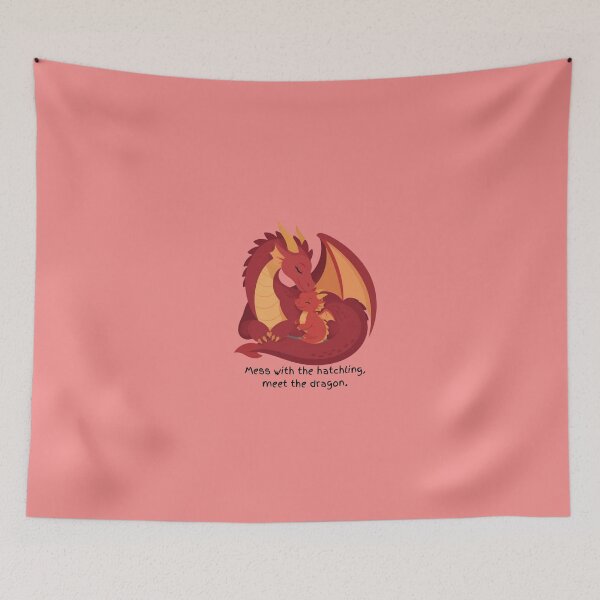 Item preview, Mess with the hatchling, meet the dragon. designed and sold by Point Blank Cute.
