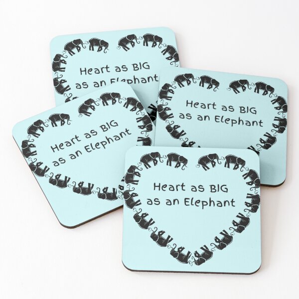 Item preview, Heart as BIG as an Elephant designed and sold by Point Blank Cute.