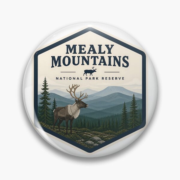 Item preview, Mealy Mountains National Park Canada Vintage Travel designed and sold by TravelersGems.