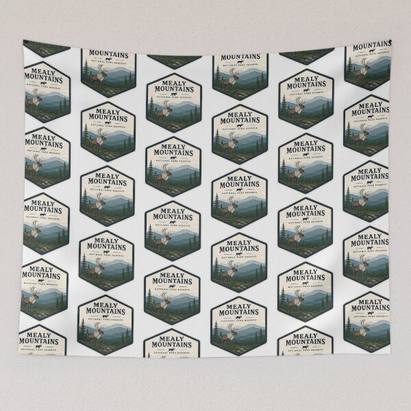 Item preview, Mealy Mountains National Park Canada Vintage Travel designed and sold by TravelersGems.