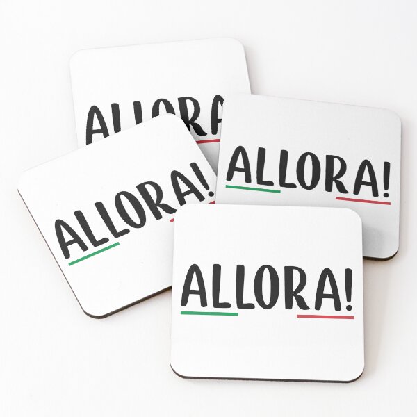 Item preview, Allora Italian Slang – Funny Italy Travel Flag Word Graphic designed and sold by WildArtIT.