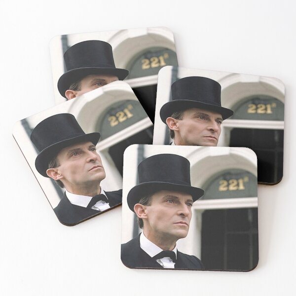 Item preview, Sherlock Holmes | Jeremy Brett in Front of His Lodgings at 221b designed and sold by YuckyCat.
