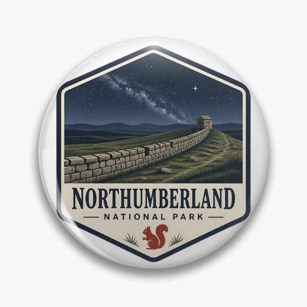 Item preview, Northumberland National Park UK Vintage Travel designed and sold by TravelersGems.