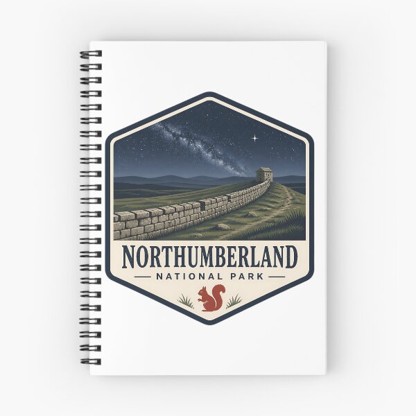 Item preview, Northumberland National Park UK Vintage Travel designed and sold by TravelersGems.