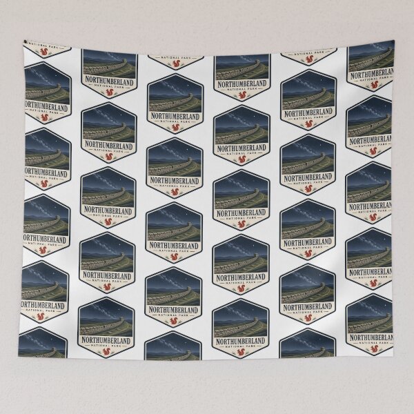 Item preview, Northumberland National Park UK Vintage Travel designed and sold by TravelersGems.