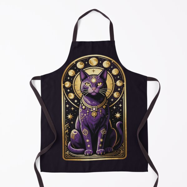 Item preview, Mystical Three Eyed Sphinx Cat Tarot Card Occult Gothic Sticker designed and sold by WildArtIT.