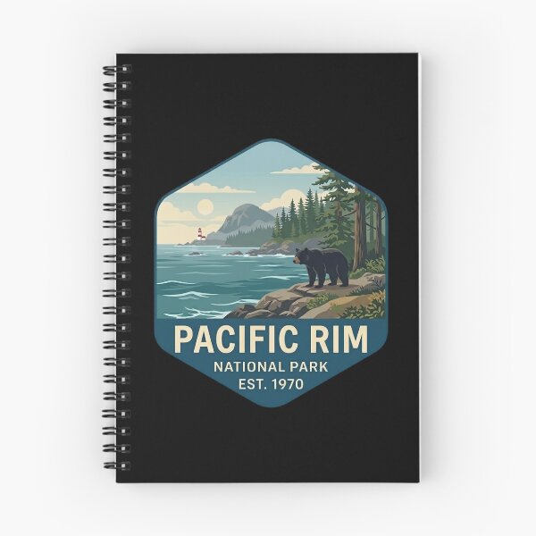 Item preview, pacific rim national park retro designed and sold by soulsurferart.