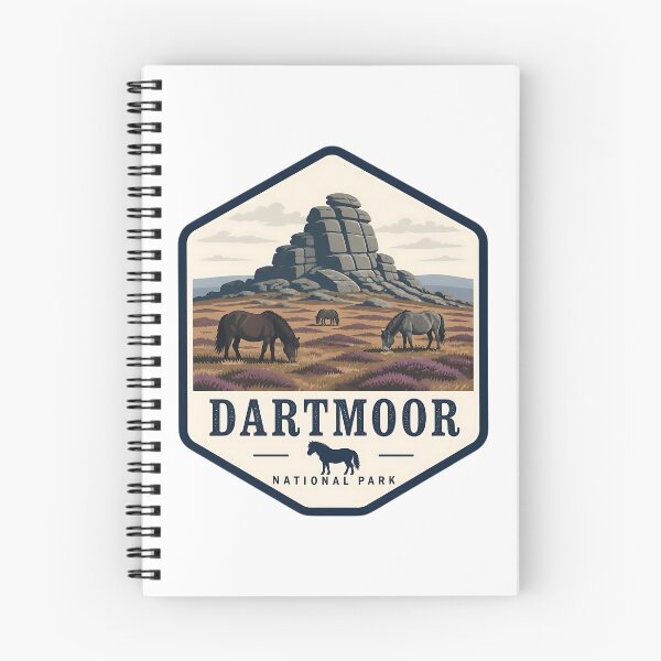 Item preview, Dartmoor National Park UK Vintage Travel designed and sold by TravelersGems.