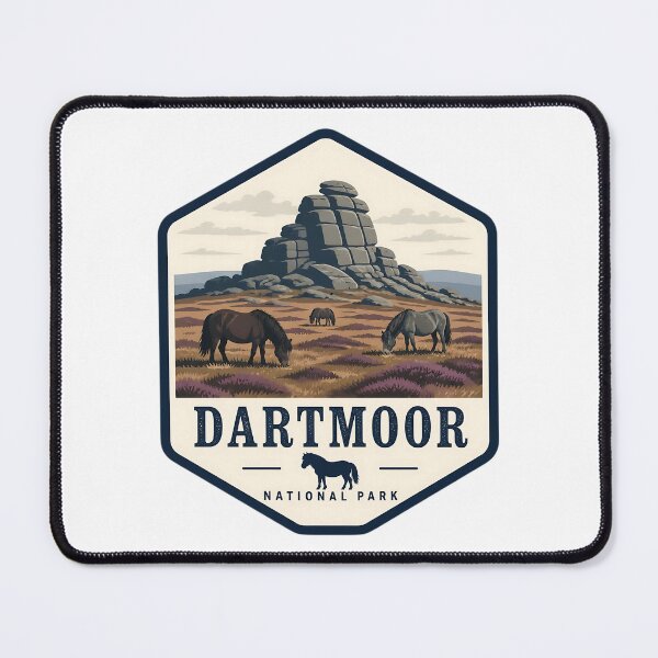 Item preview, Dartmoor National Park UK Vintage Travel designed and sold by TravelersGems.