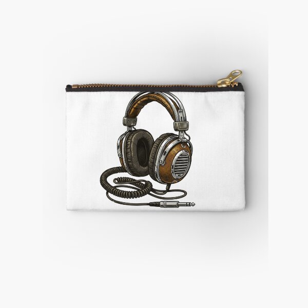 Item preview, cool maroon headphones designed and sold by Rockveil Co..