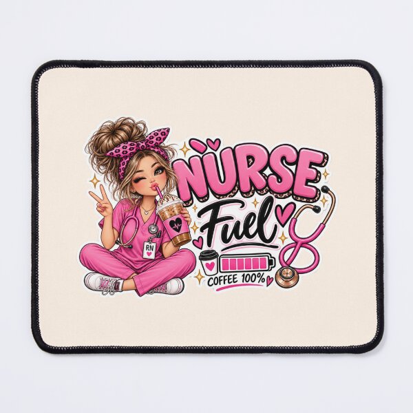 Item preview, Nurse Fuel – Coffee Powered Nurse Life designed and sold by HO•Designs.