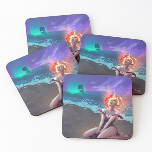 Item preview, Freya The Vampire Phoenix - Digital Fantasy Painting designed and sold by Karaelys.