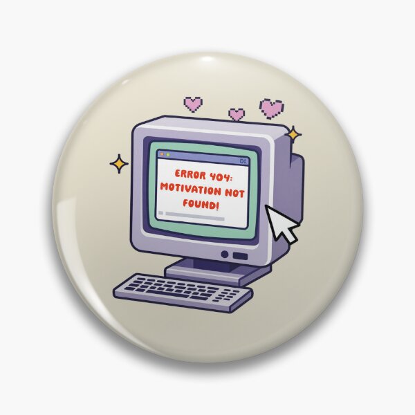 Item preview, Retro 90s Computer Error Motivation Not Found Y2K Vaporwave designed and sold by WildArtIT.